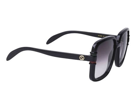 gucci gg 1066 4 uv|Gucci™ GG1066S 001 59 Black Sunglasses .